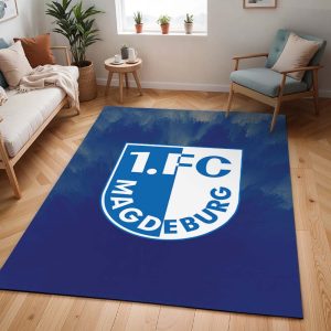 1. FC Magdeburg blau 02 Teppich
