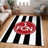 1. FC Nürnberg schwarz weißer Hintergrund Teppich