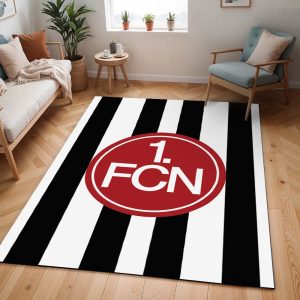 1. FC Nürnberg schwarz weißer Hintergrund Teppich