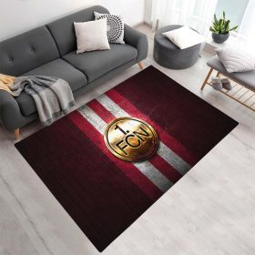 1. FC Nürnberg roter Metallhintergrund Teppich
