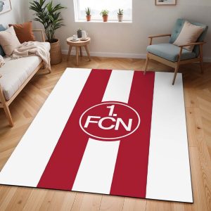 1. FC Nürnberg weiß-rot Teppich