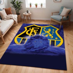 1. FC Saarbrücken blauer Hintergrund und Löwe Teppich