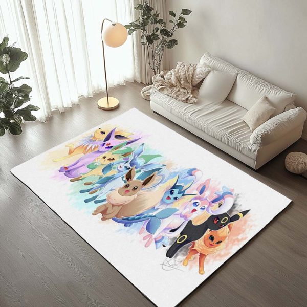 Alle Evoli-Entwicklungen Pokémon  - All Eevee Evolutions Pokemon 1001 Teppich