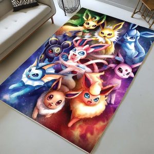 Alle Evoli-Entwicklungen Pokémon  - All Eevee Evolutions Pokemon 1002 Teppich
