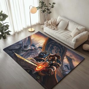 Anduin Wrynn Die Allianz-Armee World of Warcraft WOW Kampf Teppich