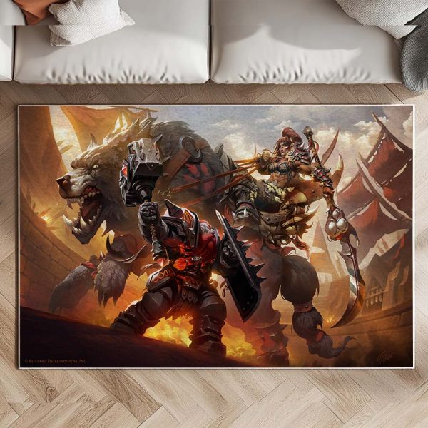 Anduin Wrynn World of Warcraft WOW Schlacht um Azeroth Teppich – Bild 2