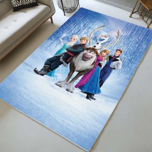 Anna Elsa Olaf Die Eiskönigin - Frozen Disney 1003 Teppich