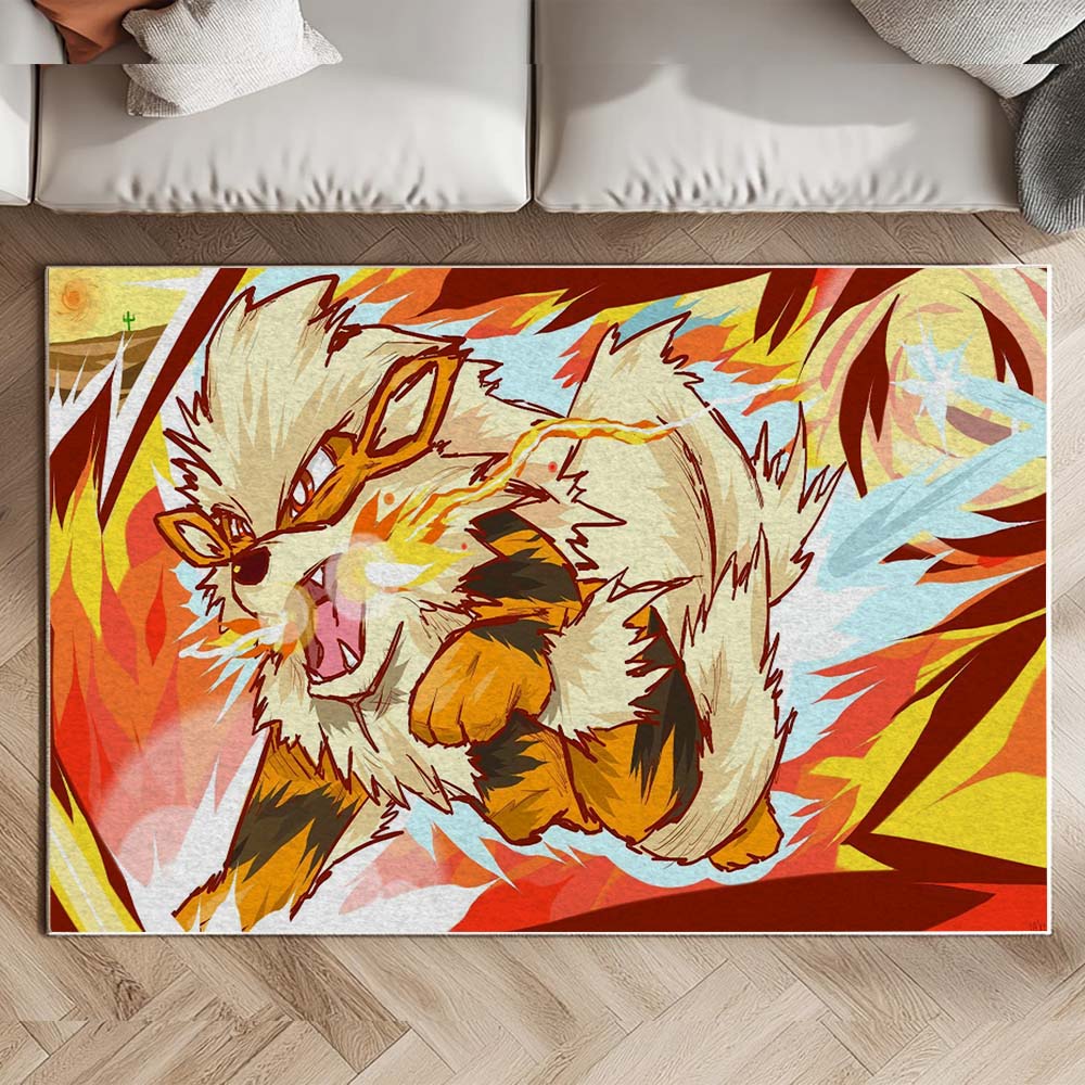 Arkani Pokémon Die Legende - Arcanine Pokemon The Legend Teppich – Bild 2