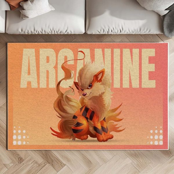 Arkani Pokémon Die Legende  - Arcanine Pokemon The Legend 2 Teppich – Bild 2