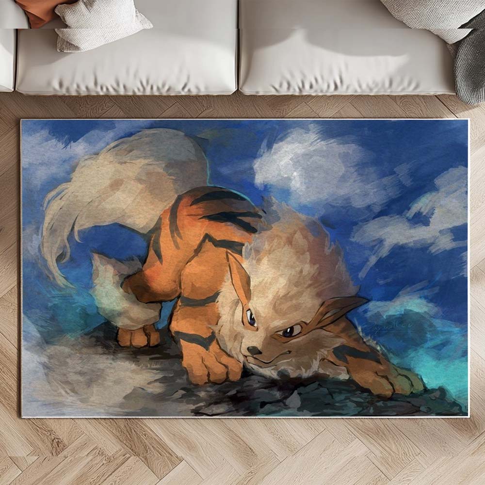 Arkani Pokémon Die Legende - Arcanine Pokemon The Legend 4 Teppich – Bild 2