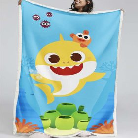 Baby Hai Gelb Süß Decke – Fleecedecke
