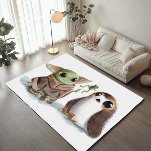 Baby Yoda bezaubernd Teppich