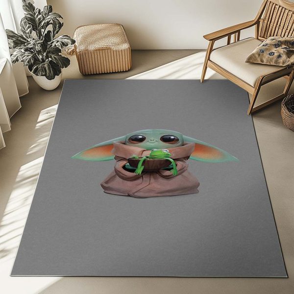 Baby Yoda Grogu Star Wars 8 Teppich – Bild 2