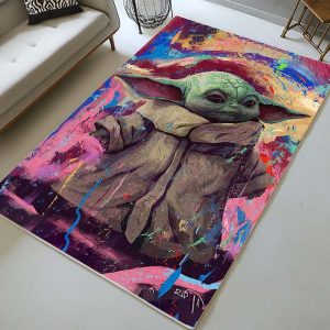 Baby Yoda so süß Teppich