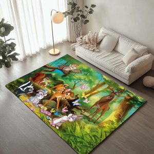 Bambi und die Tiere Teppich