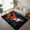 Batman Feuriger Himmel Teppich