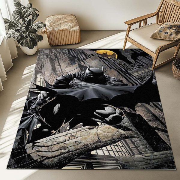 Batman Held in der dunklen Nacht 02 Teppich – Bild 2