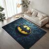 Batman Logo Klassisch Gelb Schwarz Teppich
