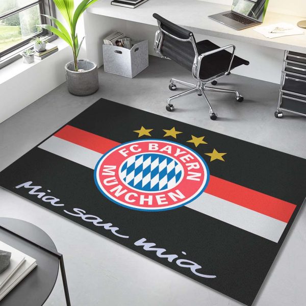 Bayern München Fußballverein Mia San Mia 1 Teppich – Bild 2