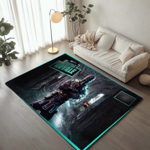 Schwarzer Ritter Fortnite-Skin 2 Teppich