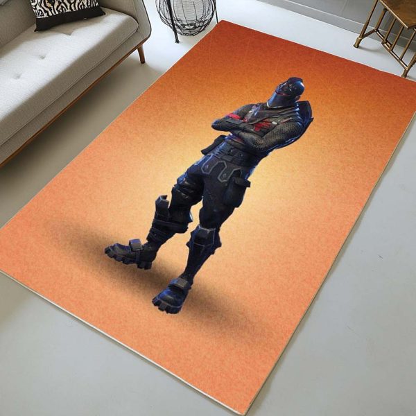 Schwarzer Ritter Fortnite-Skin 3 Teppich