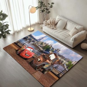 Cars – Lightning McQueen und Hook in Paris Teppich