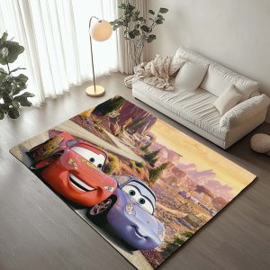 Cars – Lightning McQueen und Sally Carrera 2 Teppich