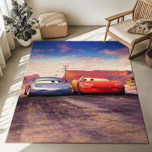 Cars – Lightning McQueen und Sally Carrera Teppich