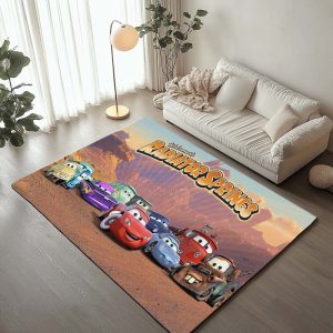 Cars – Lightning McQueen und Sally Carrera – Radiator Springs Teppich
