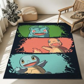 Glurak, Bisasam & Schiggy – Pokémon Teppich