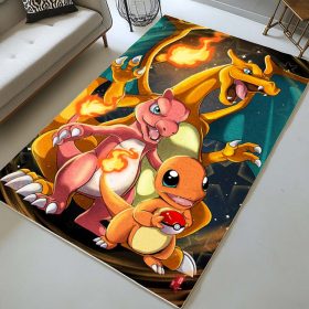 Glumanda Glutexo Glurak Pokémon – Charmander Charmeleon Charizard Pokemon Teppich