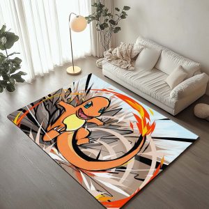 Glumanda Feuer-Pokémon  - Charmander Fire Pokemon 4 Teppich