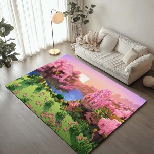 Kirschblüten-Biomtal Minecraft Teppich