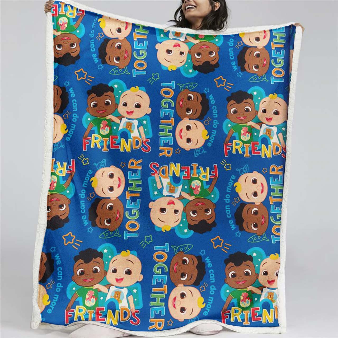 Cocomelon Alle Charaktere 02 Decke - Fleecedecke