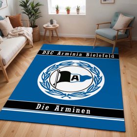 DSC Arminia Bielefeld Fc blauer Stil für Fan Teppich