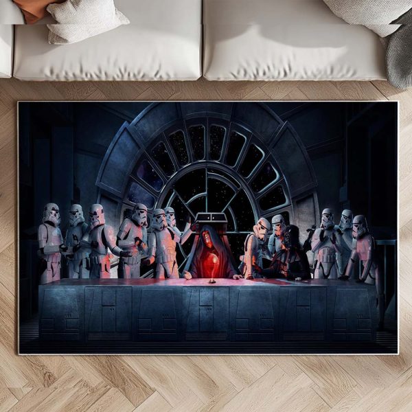 Darth Vader Imperator Palpatine Sturmtruppler Star Wars Teppich – Bild 2
