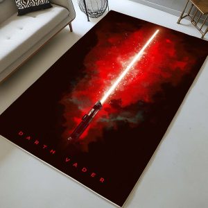 Darth Vader Rotes Lichtschwert Teppich