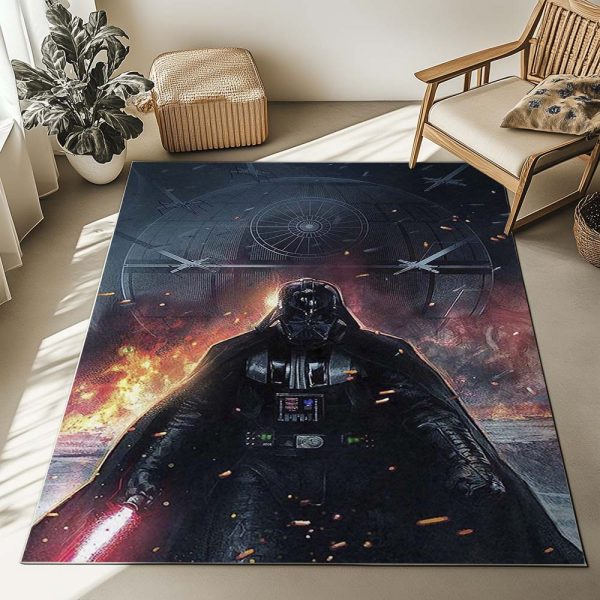 Darth Vader mit Feuer Star Wars 1005 Teppich – Bild 2