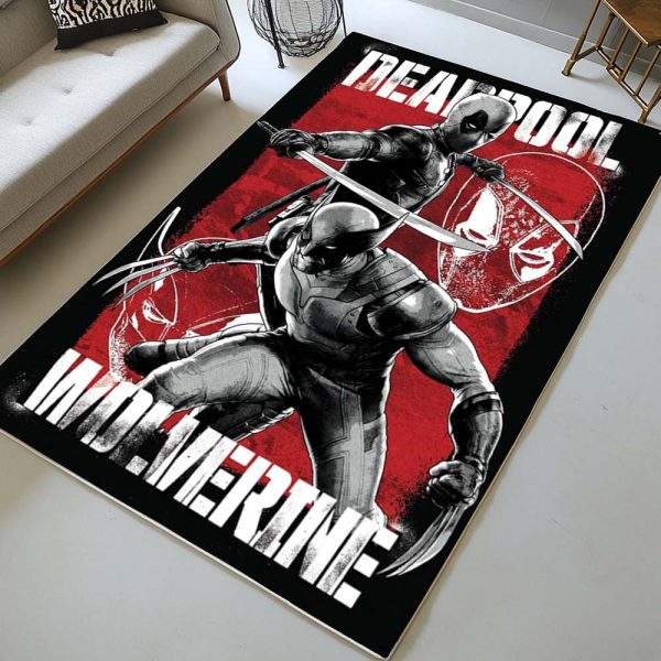 Deadpool und Wolverine Teppich – Bild 2