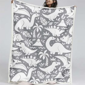 Dinosaurier Decke – Fleecedecke