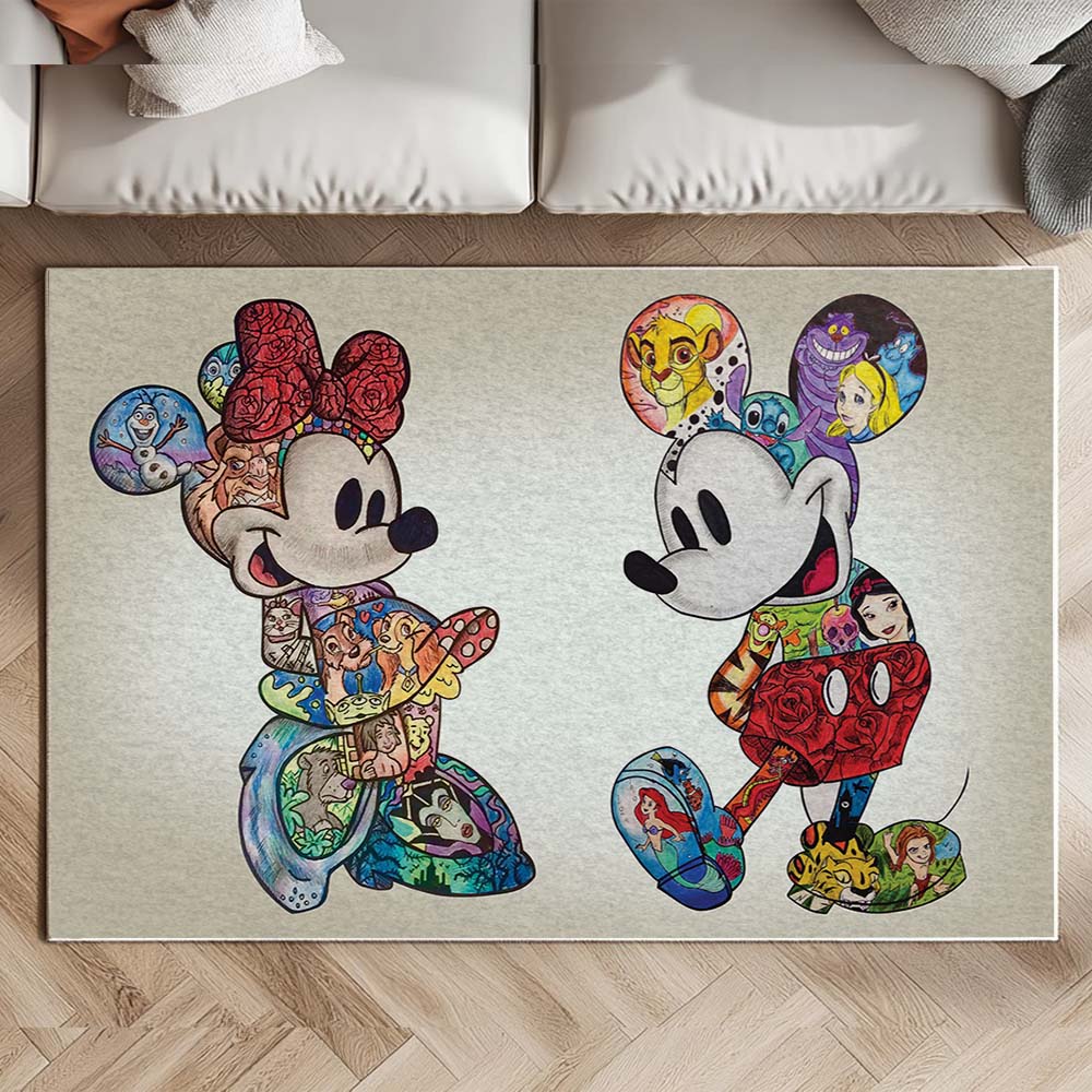 Disney – Micky Maus und Minnie Maus 3 Teppich – Bild 2