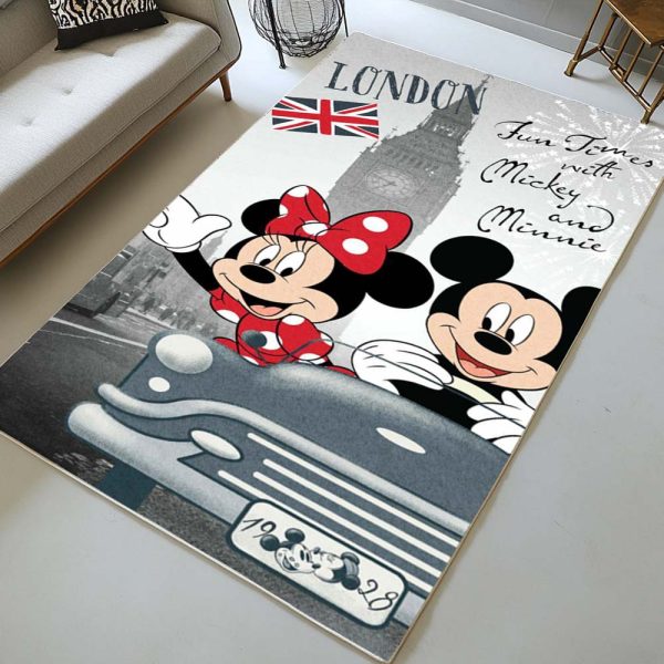 Disney – Micky Maus und Minnie Maus in London Teppich – Bild 2