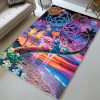 Disney Stitch und Angel Kuss Liebe Feuerwerk Teppich