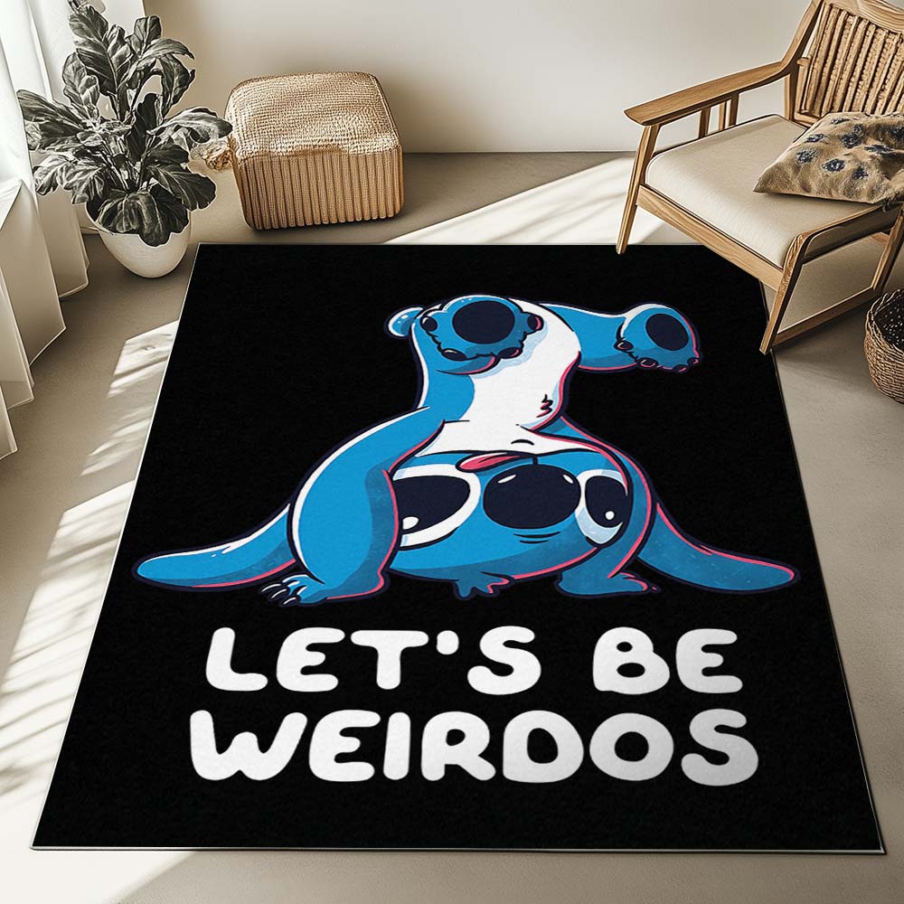 Disney Stitch Lass uns seltsam sein Teppich – Bild 2