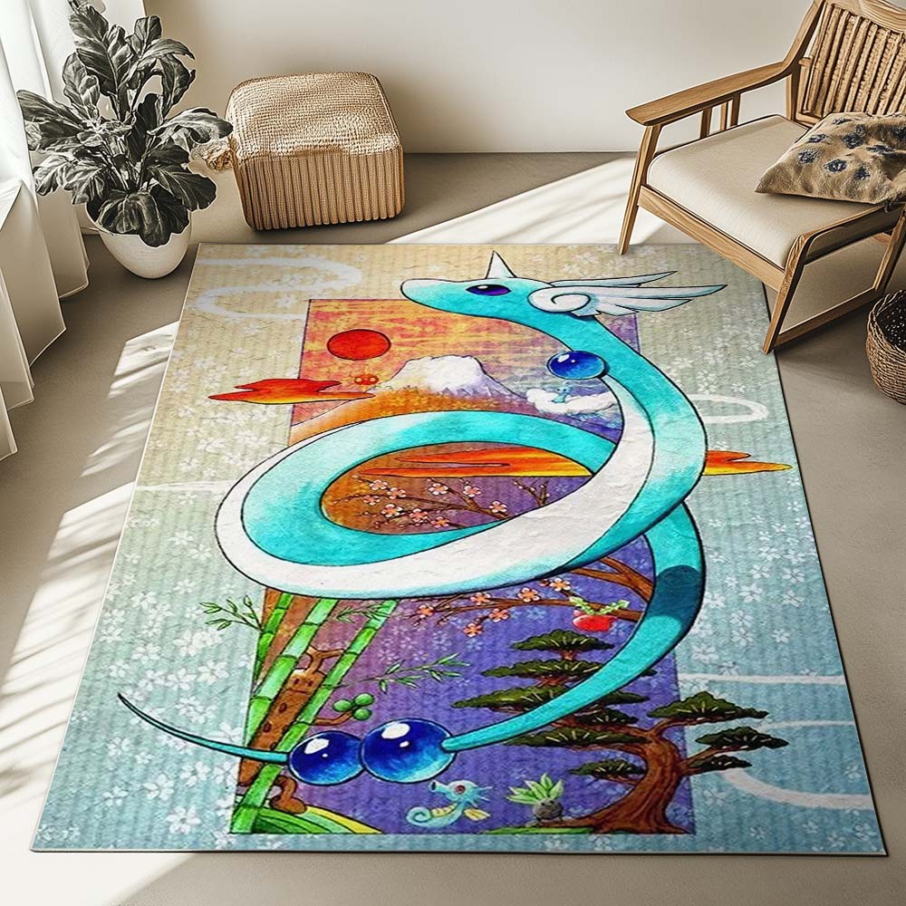 Dragonir Pokémon - Dragonair Pokemon Teppich – Bild 2