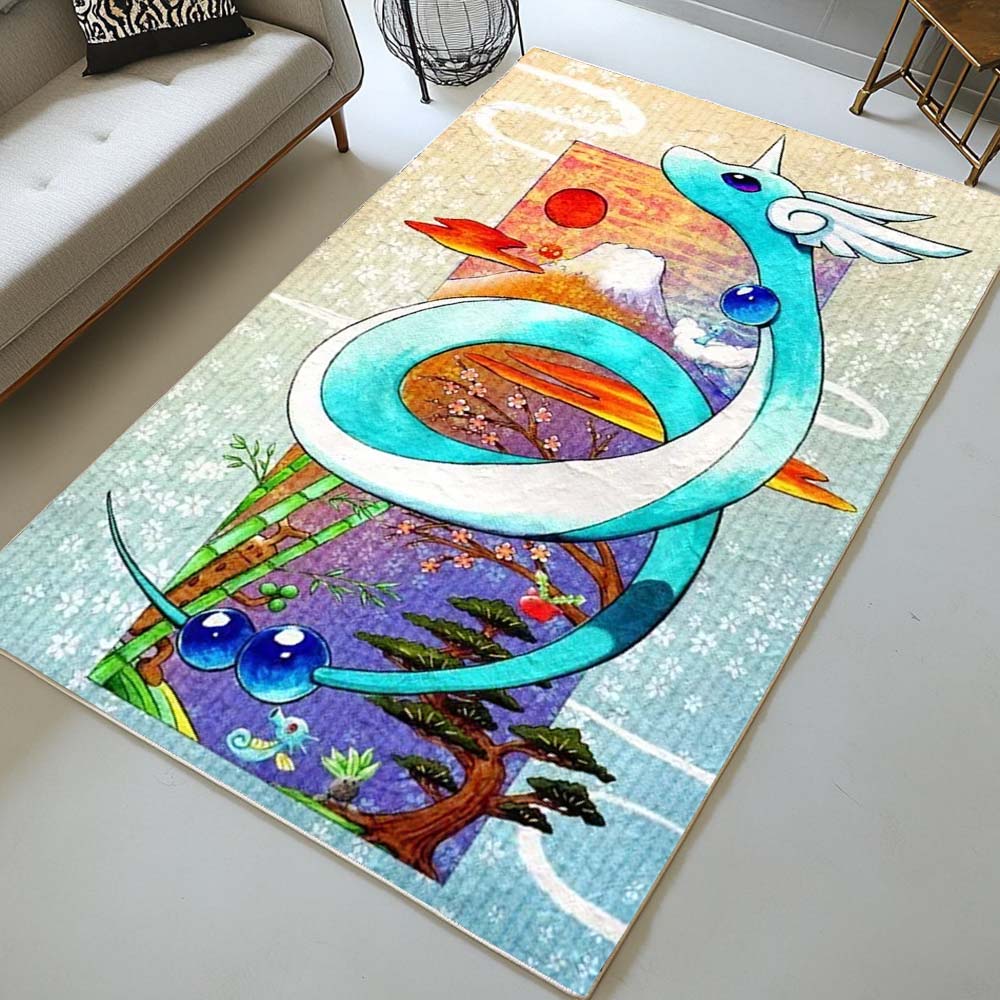 Dragonir Pokémon - Dragonair Pokemon Teppich