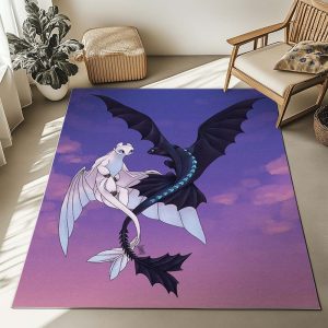Drachen – Ohnezahn und Tagschatten 10 - Dragons Teppich