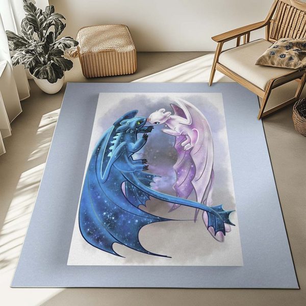 Drachen – Ohnezahn und Tagschatten 8 - Dragons Teppich