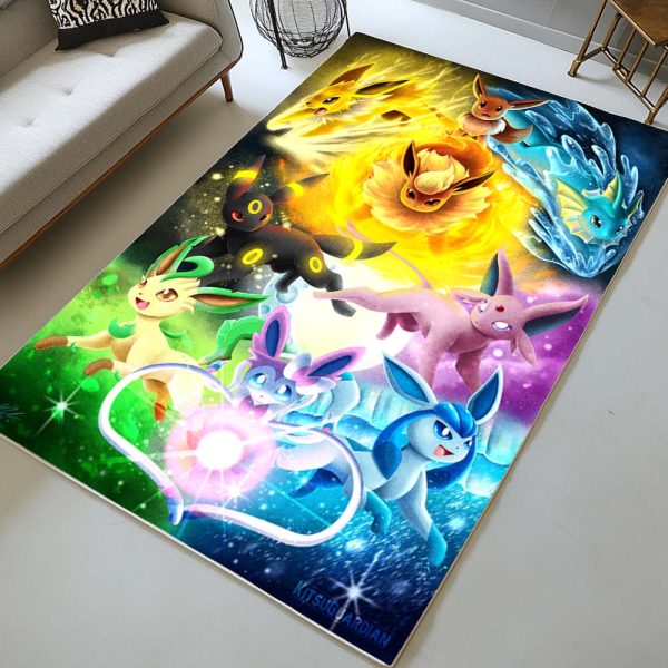 Evoli Entwicklung Pokémon  - Eevee Evolution Pokemon 1 Teppich