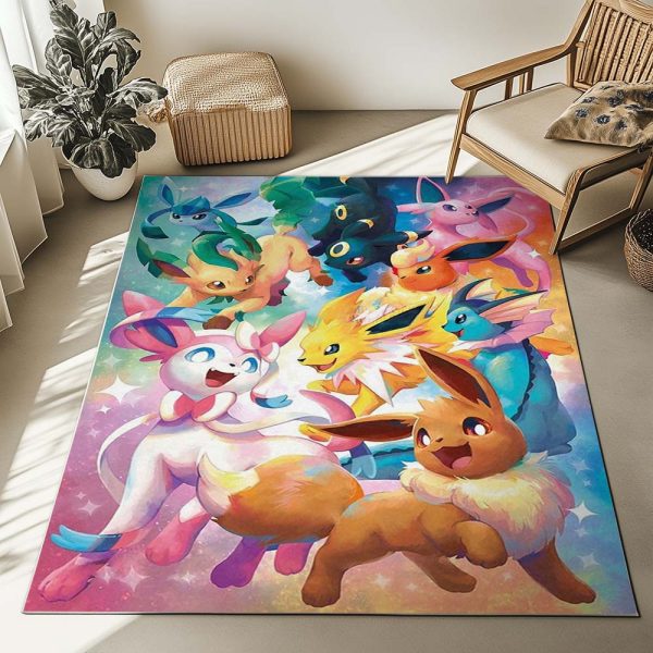 Evoli Entwicklung Pokémon  - Eevee Evolution Pokemon 10 Teppich – Bild 2
